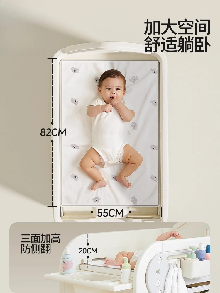 طاولة حفاضات للعناية بالطفل لحديثي الولادة، حفاضات متنقلة متعددة الوظائف لتغيير حمام الطفل