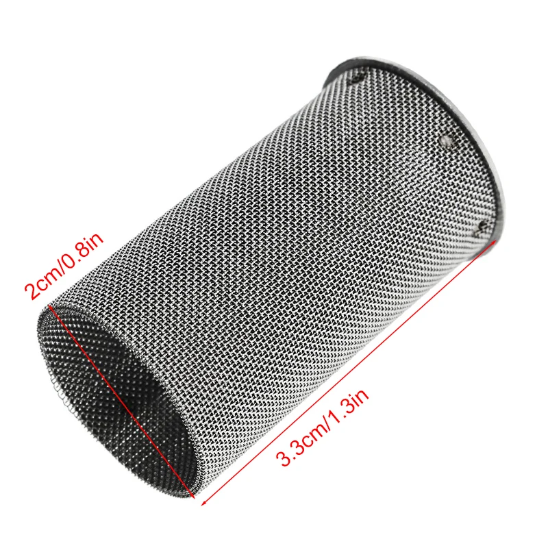 1pcs 304s Stainless Steel Car Glow Plug Burner Strainer Screen Filter Mesh D1LC D5LC For Diesel Air Parking Heater