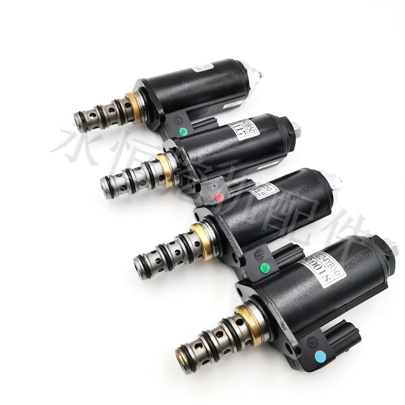 

Excavator accessories suitable for SK200 210 250 350 6E 8 hydraulic pump proportional safety lock solenoid valve