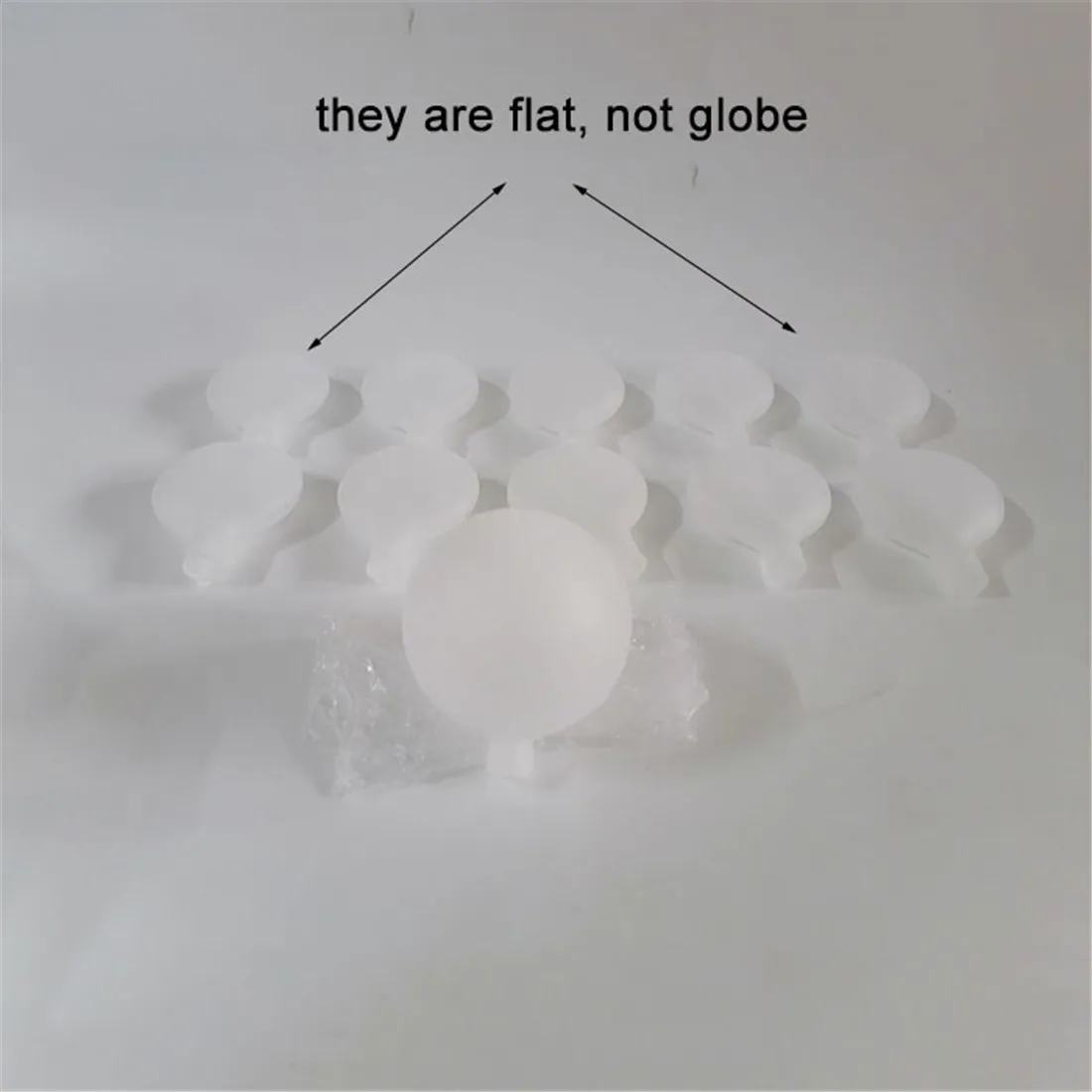 Simple Flat G4 Wall Lamp Shade Glass Decorative Frost Lampshade Replacement Accessory Ceiling Fan Light Covers for Bedroom Lamp