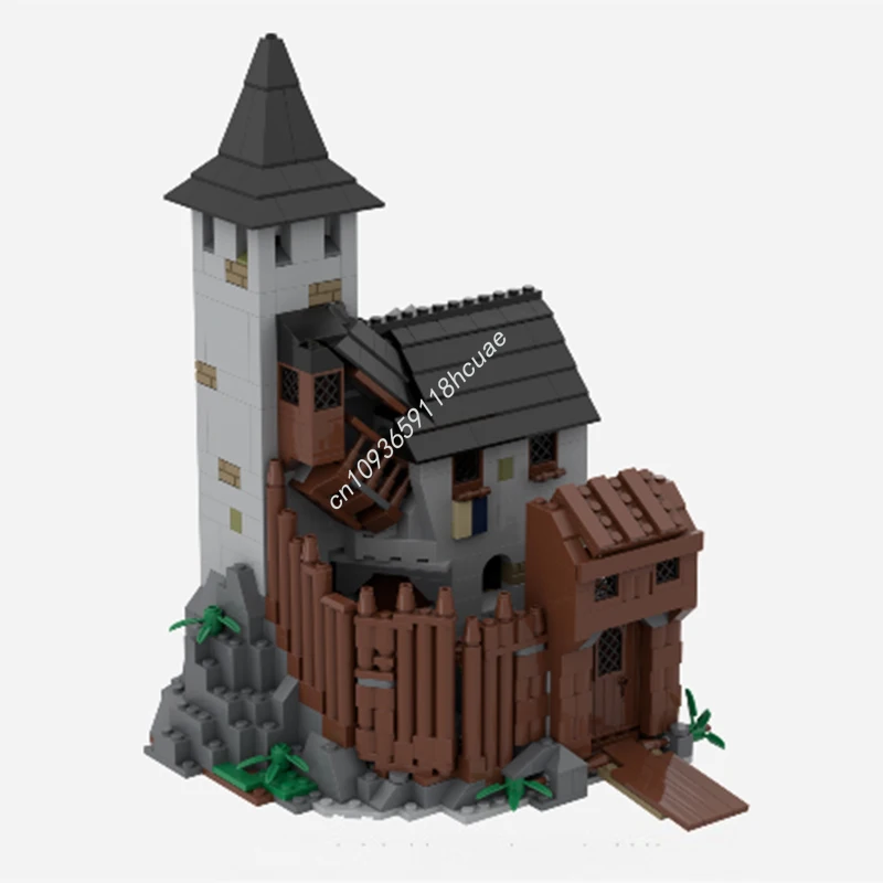 

877 шт. MOC любимый кирпичный замок, строительные блоки, рождественские креативные семейные склеивания, идеально подходят для подарка любителям DIY