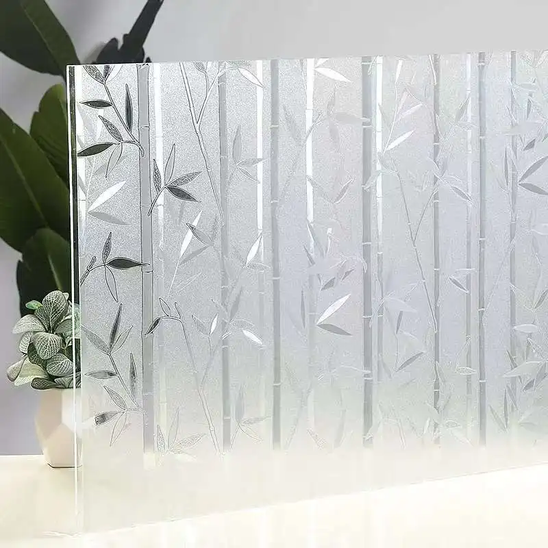 60cmx3m PVC Self-adhesive No Glue Static Stick 3D Adsorption Window Film Anti-uv Stickers Privacy Blocking Waterproof
