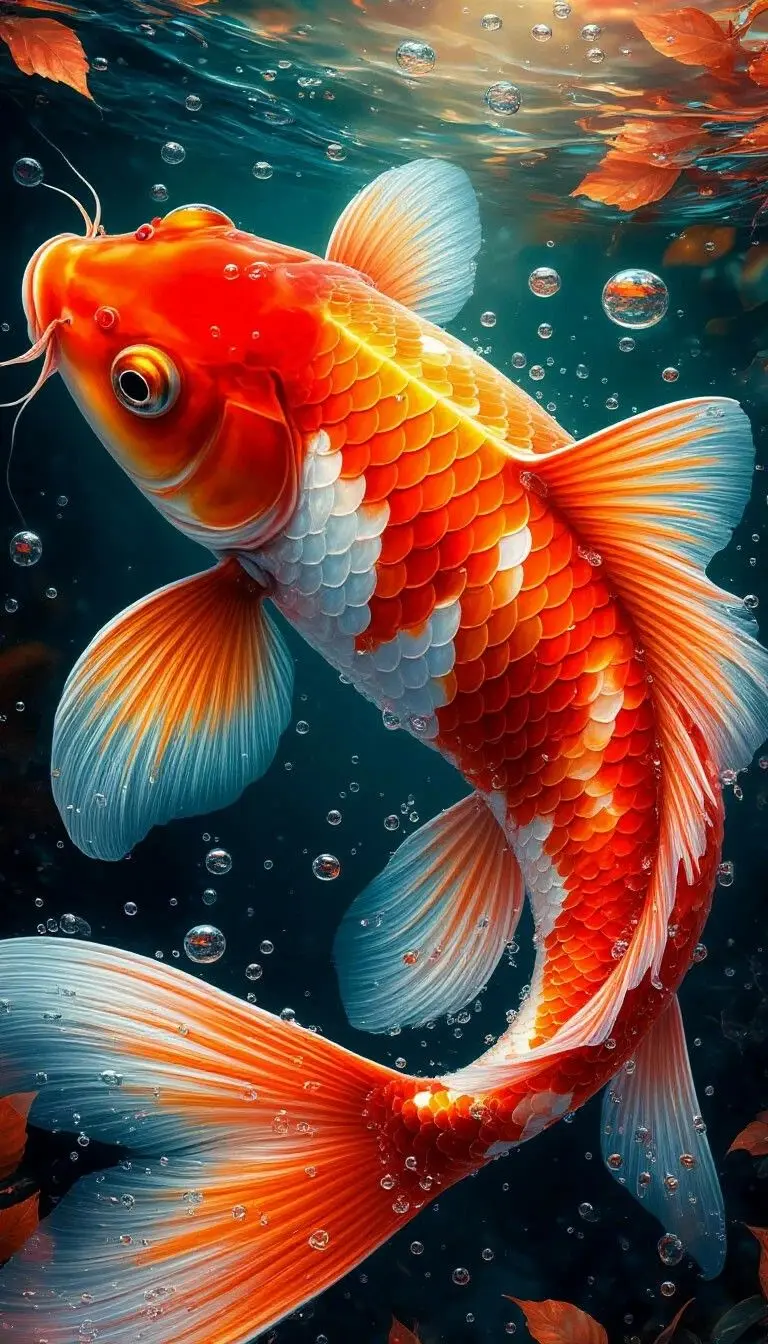 

Red Fish with Bubbles Drumming 500/1000/1200/2000 PCS Jigsaw Puzzles Family Activity Game for Gameroom Bedroom Home Decor
