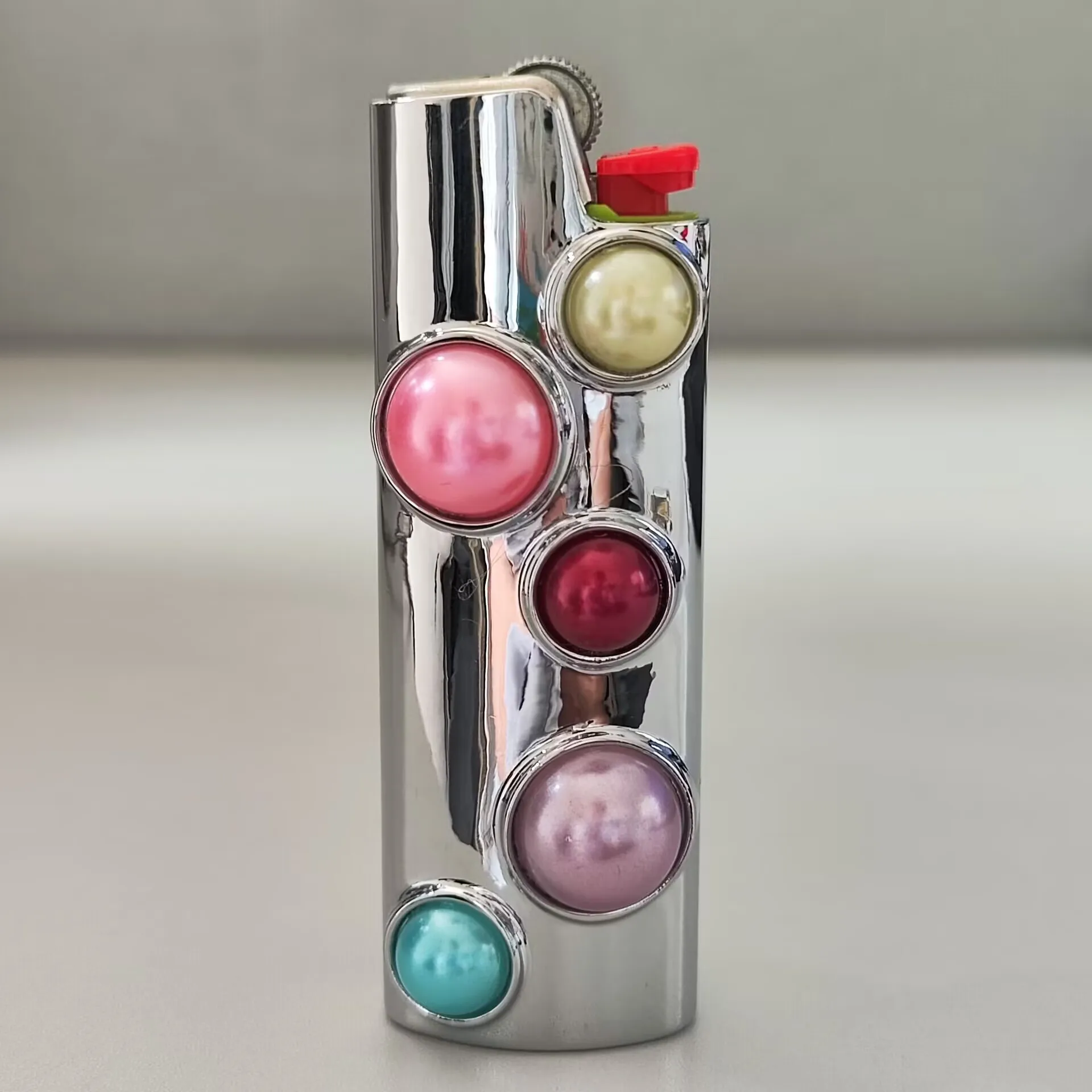 New 1Pc Metal Muticolor Lighter Case Cover for BIC J6 Lighter Cover Case Shell Cover Gift
