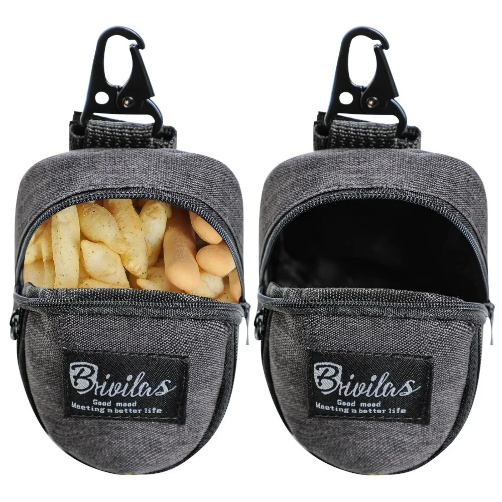 Portable Pet Dog Training Treat Pouch Garbage Storage Multifunction Puppy Snack Reward Waist Bag Durable Dog Poop Dispenser