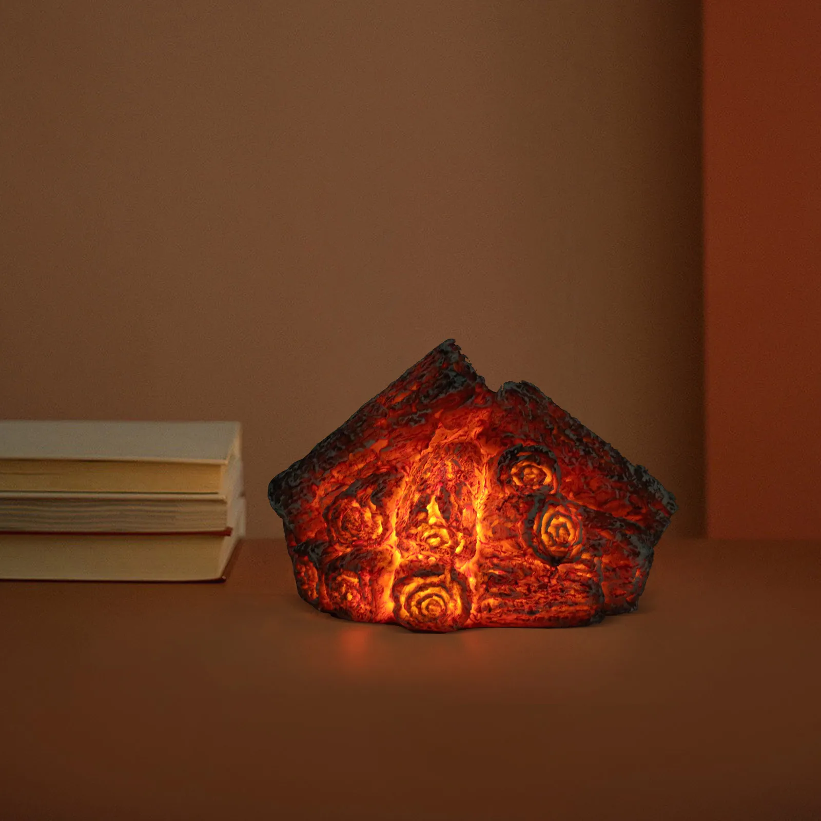 1 قطعة مصباح الفحم محاكاة الإبداعية LED الفحم تصميم ضوء مصباح جو الزخرفية مهرجان عطلة هدية الخفيفة