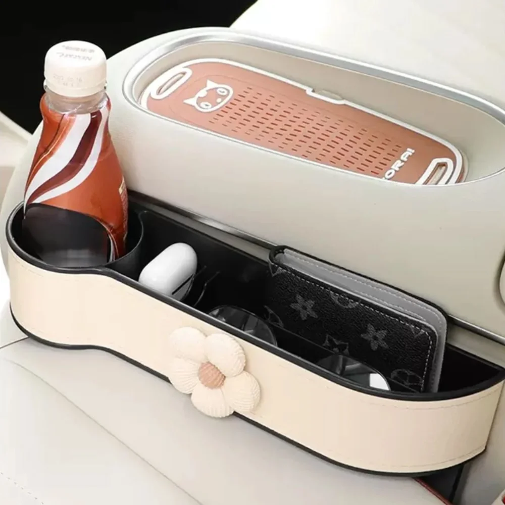 Cartoon Cute Car Seat Gap Storage Box Multi Functional Car Storage Box Storage Bag Automotive Interior Supplies