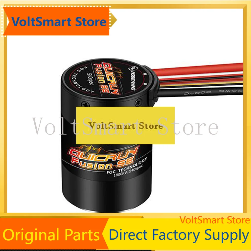 VoltSHobbywing Quicrun Se 1800kv Waterproof Brushless Sensory Motor Built In 40a Esc 2 In 1 For Rc 1/10 Rc Climbing Car