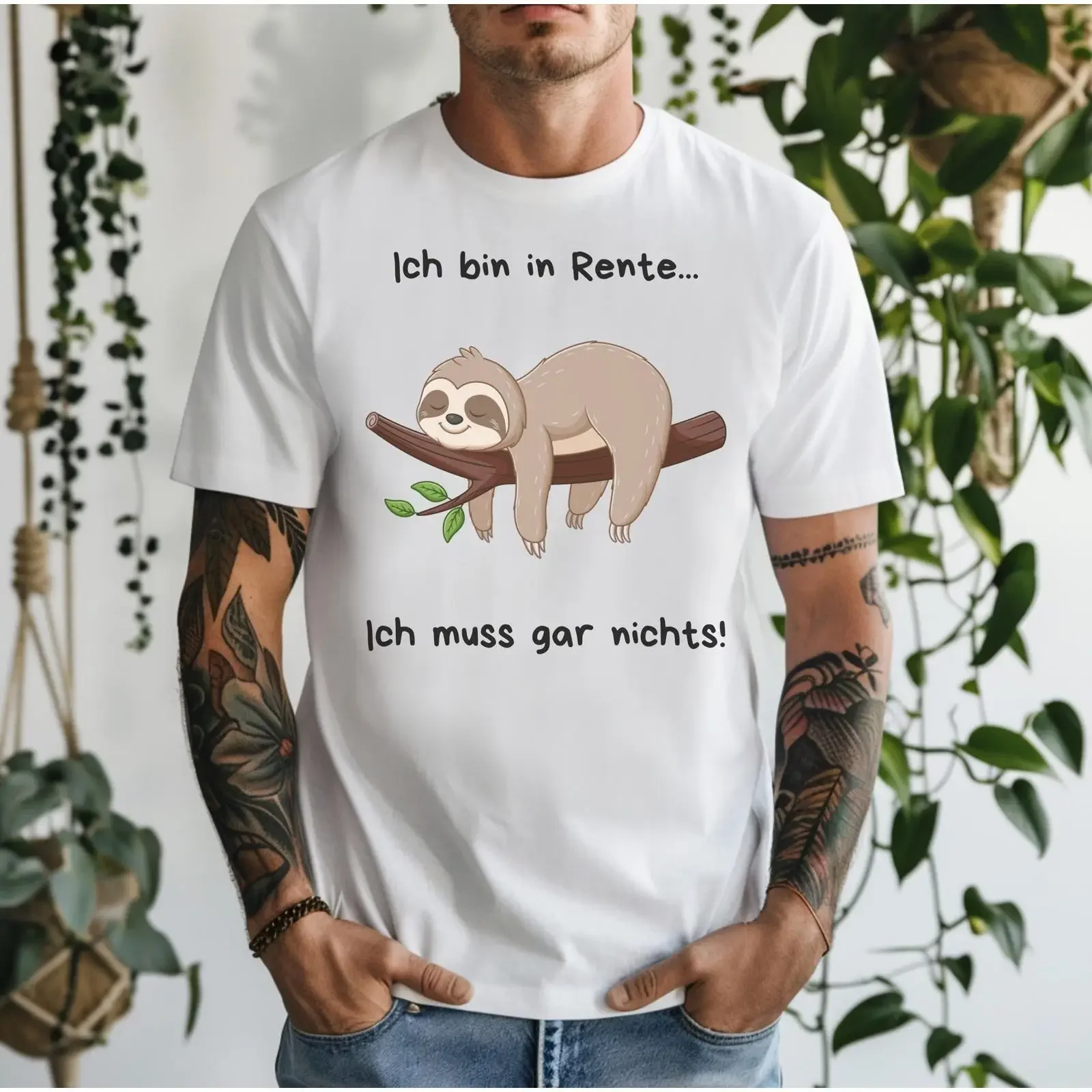 Funny Sleepy Sloth Retirement T Shirt I'm Retired I Don't Have To Do Anything For Retiree vintage Washed Stylish graphic