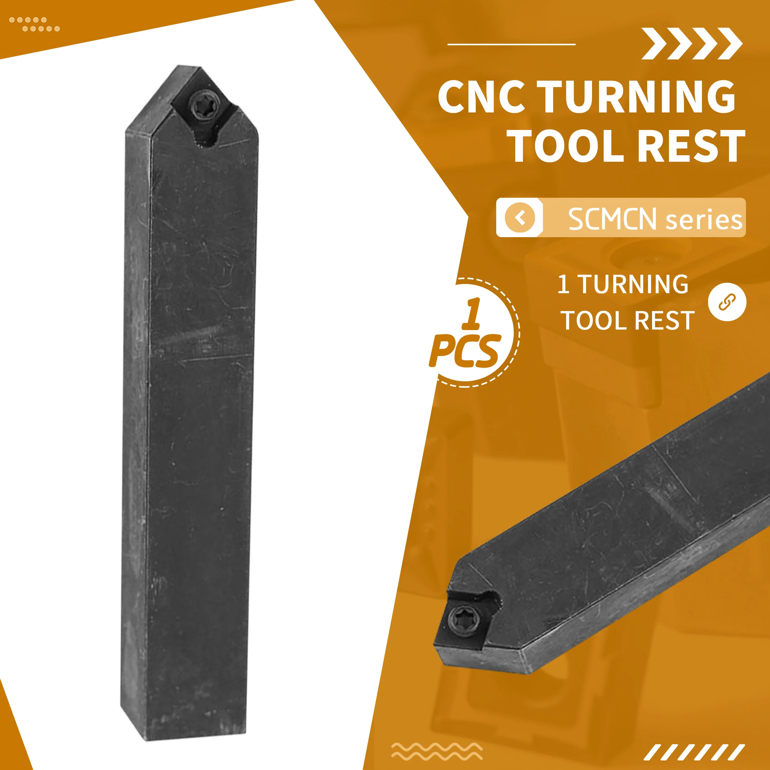 Alavanca de torno externo scmcn1616, durável, 50 ° de alta qualidade, scmcn 1010h, cnc, ferramenta de rotação externa