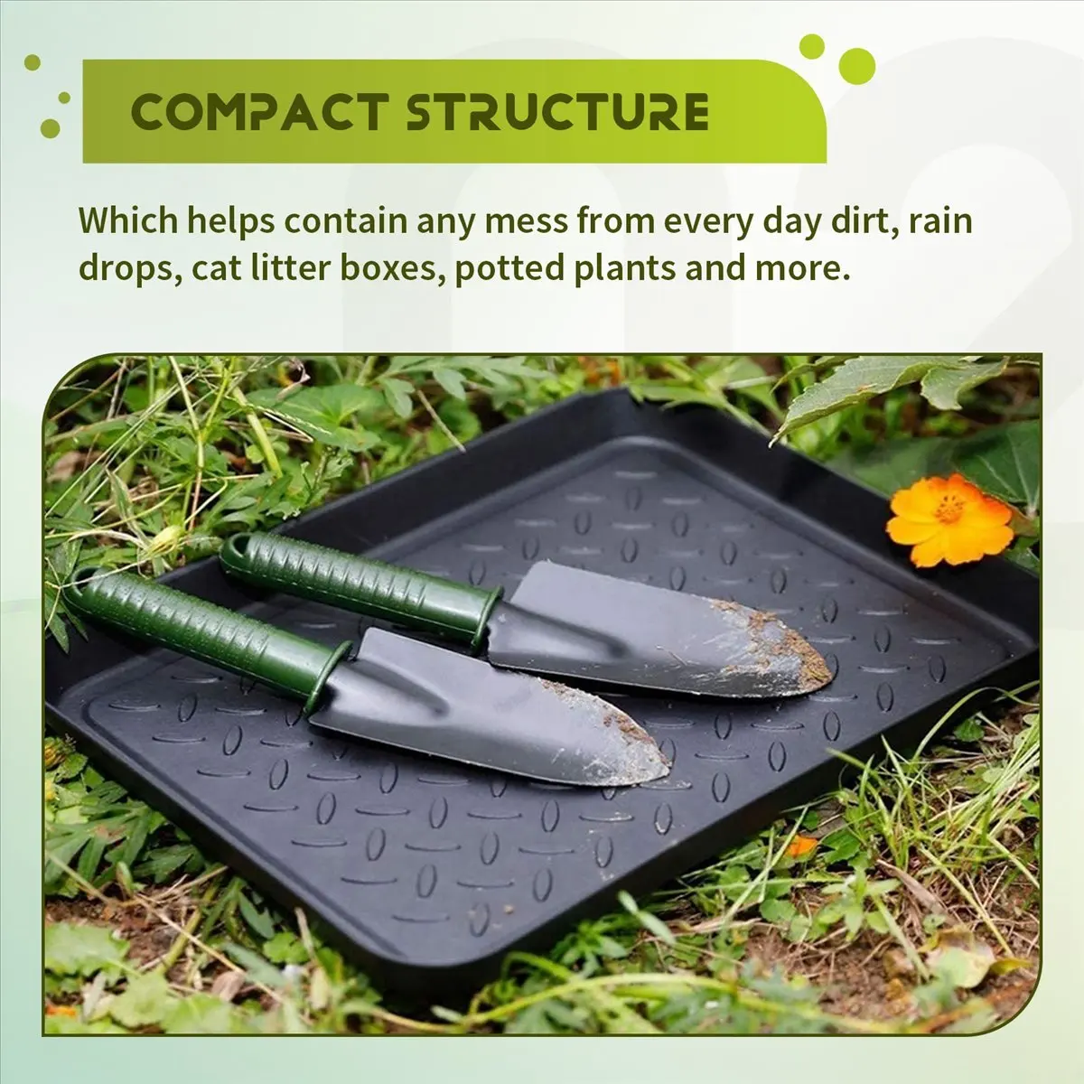 

HITL 3 шт. Прочные подставки-коврики для обуви, поддон для хранения, подставки для мисок для собак или кошек, улавливающие грязь для защиты пола, 13,7x10,8 дюймов