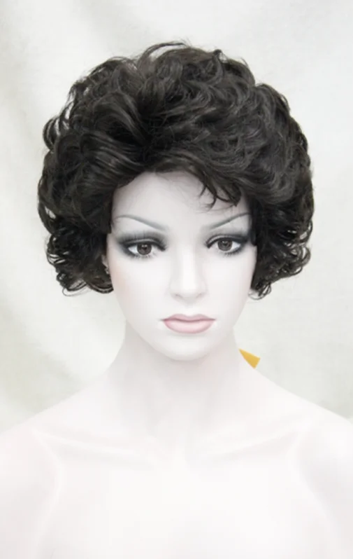 

Short Curly Women Wig Synthetic Daily Natural Hair Cosplay Wigs