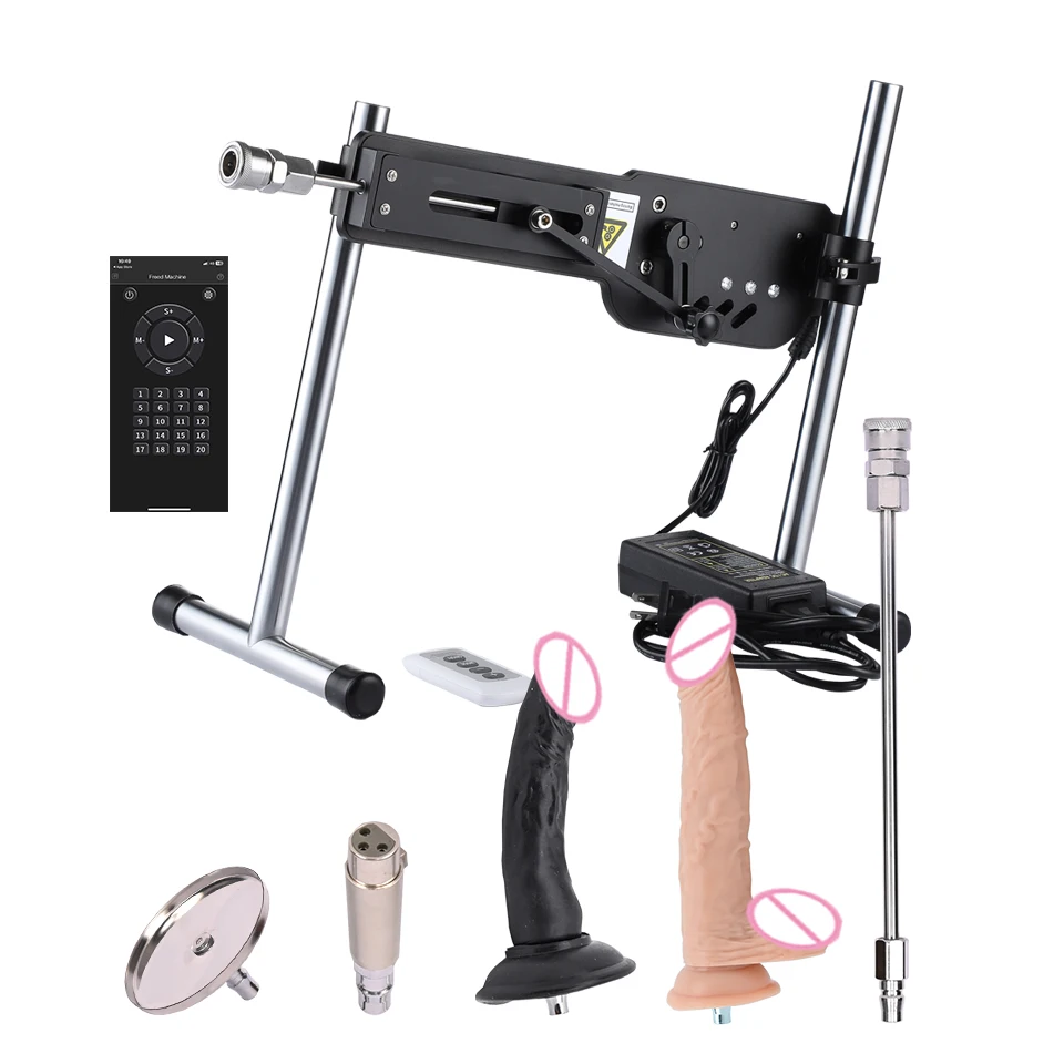 

VAZEEK Mute Wireless Sex Machine for Women Masturbation Machine Power Mute Sex Toy with Dildo Masturbator 3-9CM stroke love mach