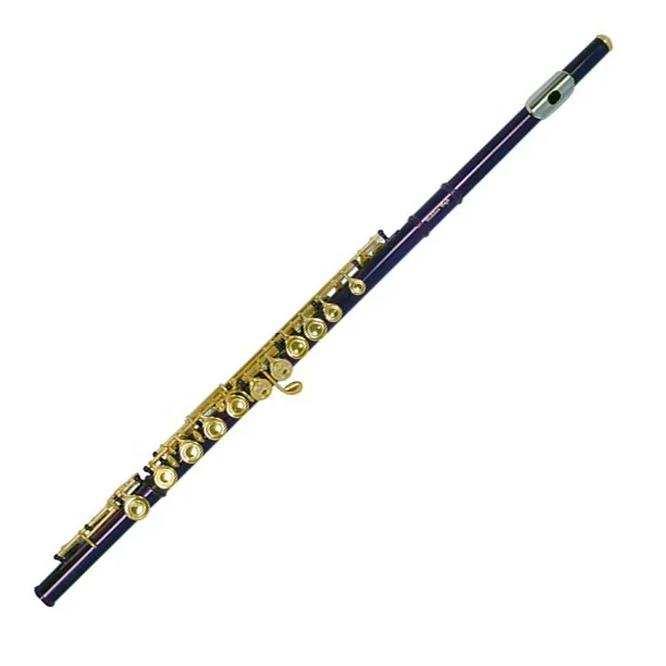 SEASOUND C Cupronickel Purple Flute 16 Holes Wood Wind Included OEM Leather Case Closed JYFL201PU