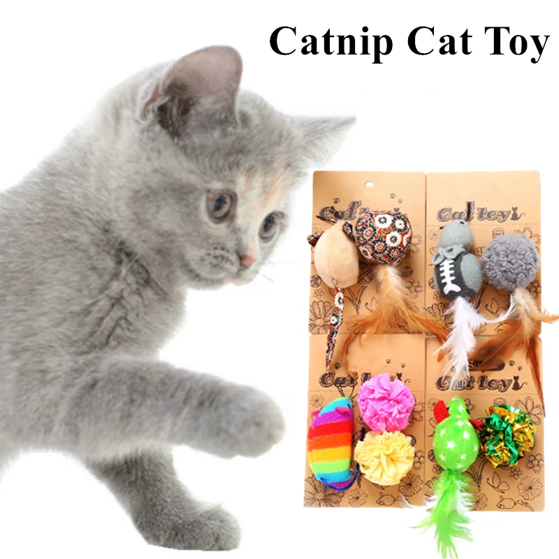 2023 Hot Mice Animal Cat Toys Catnip Interactive Cat Ball Pet Products Kitten toys Cat Supplies Cat toy