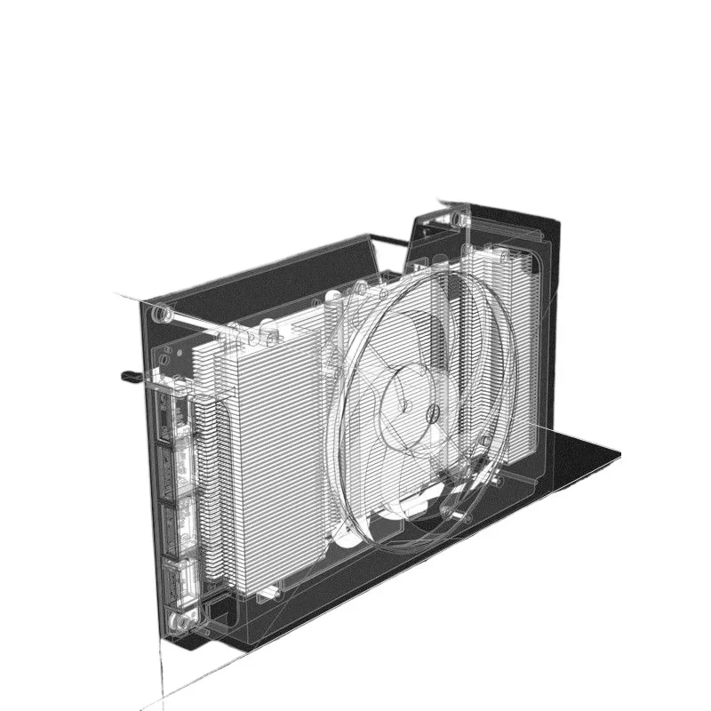 

RTX 4070 Sakura Chuixue X CNC aluminum case, single fan ITX game graphics card