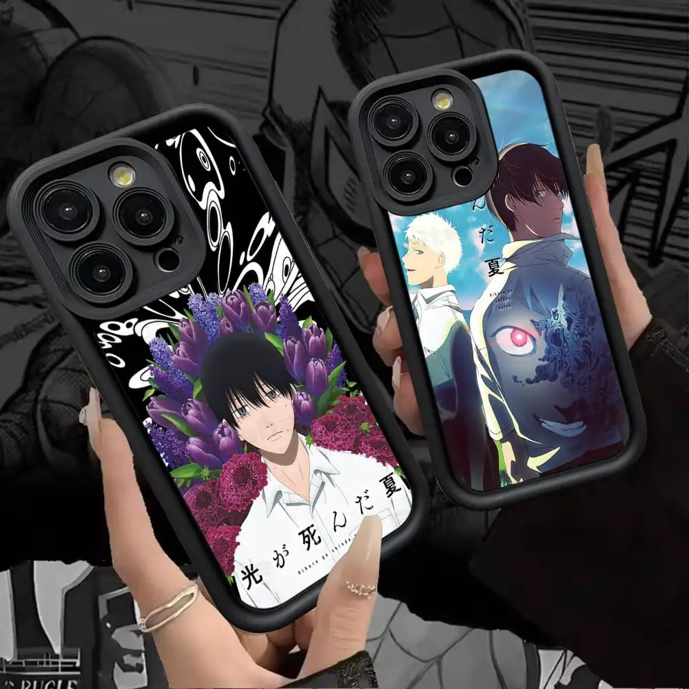 Die sommerliche Hikaru Died Anime-Handyhülle für iPhone 11, 12, 13, 14, 15, 16, 17, Pro Max Plus, stoßfeste Schutzhülle