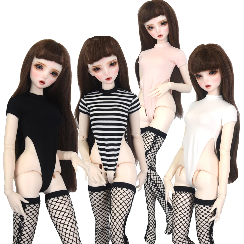 BJD Doll Clothes 58--60CM 1/3 SD DD Toy Ball Joint Doll Accessories Fashion Waistless Bodysuit T-Shirt Girl Gift