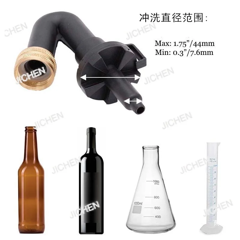 

JCTAutomatic мойка для бутылок высокого давления, мойка для бутылочек для заваривания, ополаскивание бутылок для вина, пива и напитков