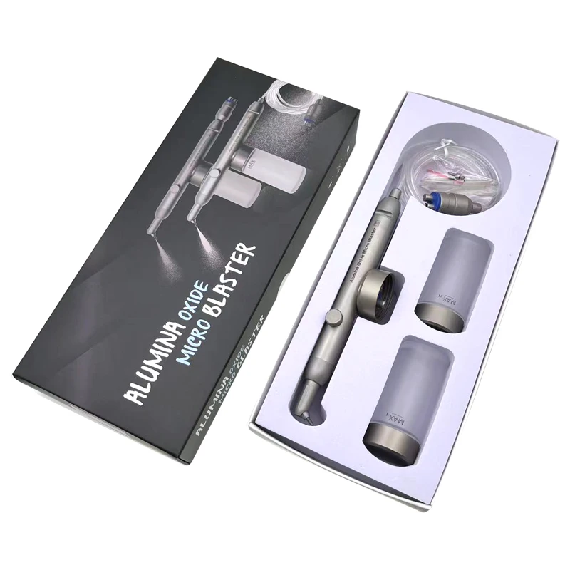 

Стоматологический микробластер из оксида алюминия, насадка, съемный пескоструйный пистолет, 2/4 отверстия, вращающийся на 360 градусов воздушный абразивный полировщик