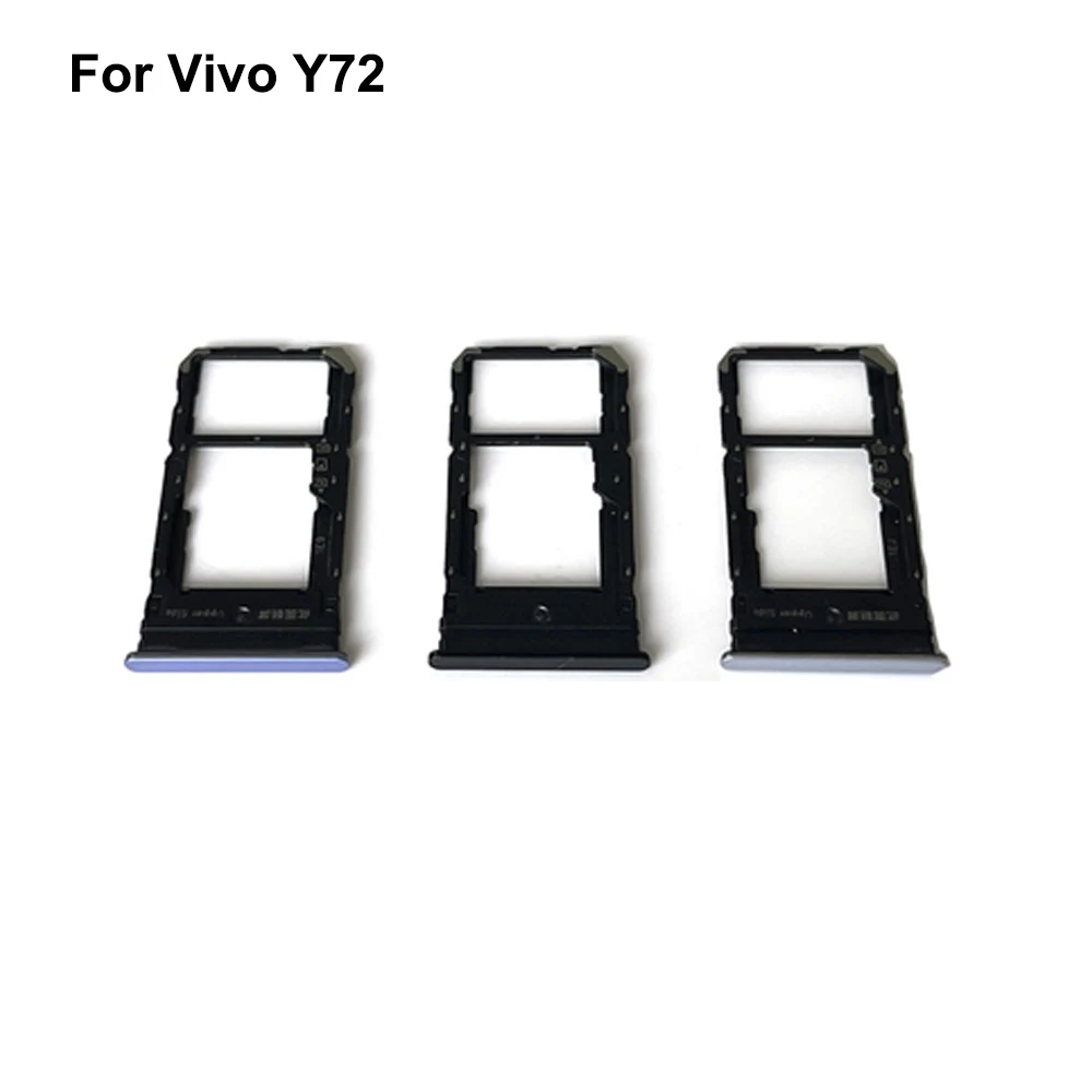 For Vivo Y72 New Tested Good Sim Card Holder Tray Card Slot For Vivo Y 72 Sim Card Holder Replacement VivoY72