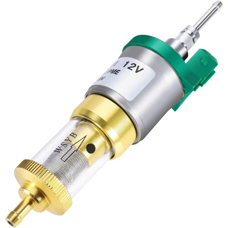 

Durable 12V/24V Diesel Heater Fuel Pump - Dual Filter, Ultra Quiet, Direct Fit for RV & Truck Systems