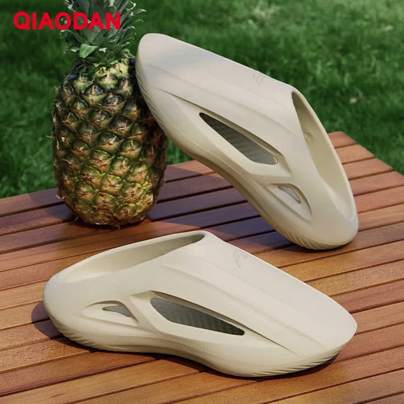 QIAODAN FE Slippers 2.0 Men's Baotou Sandals 2026 Summer Outdoor Breathable Soft Sole Sports Recovery Slippers QXL113262434R