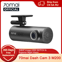 70mai Smart Dash Cam 3 M200 Voice Control 1080P 130FOV Wifi 70mai Car DVR Car Recorder Auto Recorder Wifi Parking Monitori