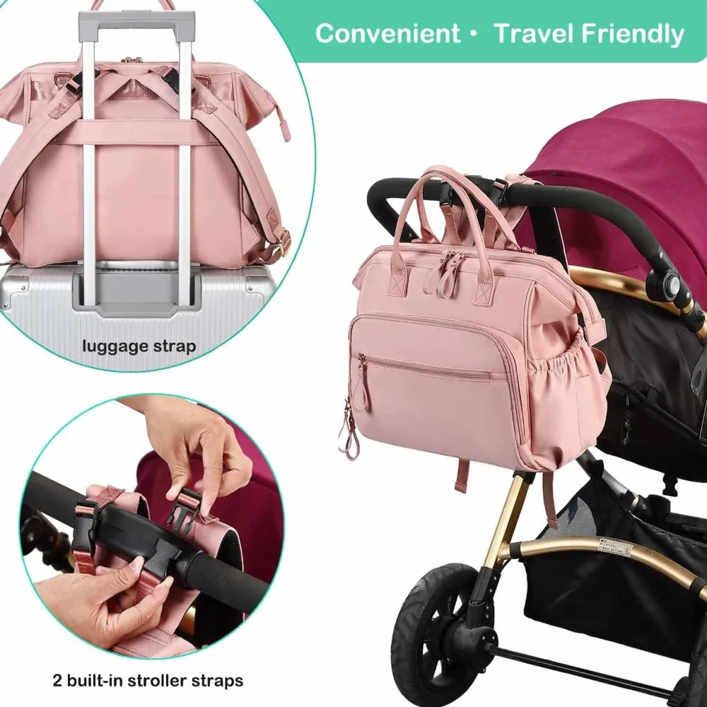 

Large Capacity Mommy Bag Backpack Waterproof Multifunctional Diaper Bag Fashion Design Outdoor Style Nappy Organizer Care