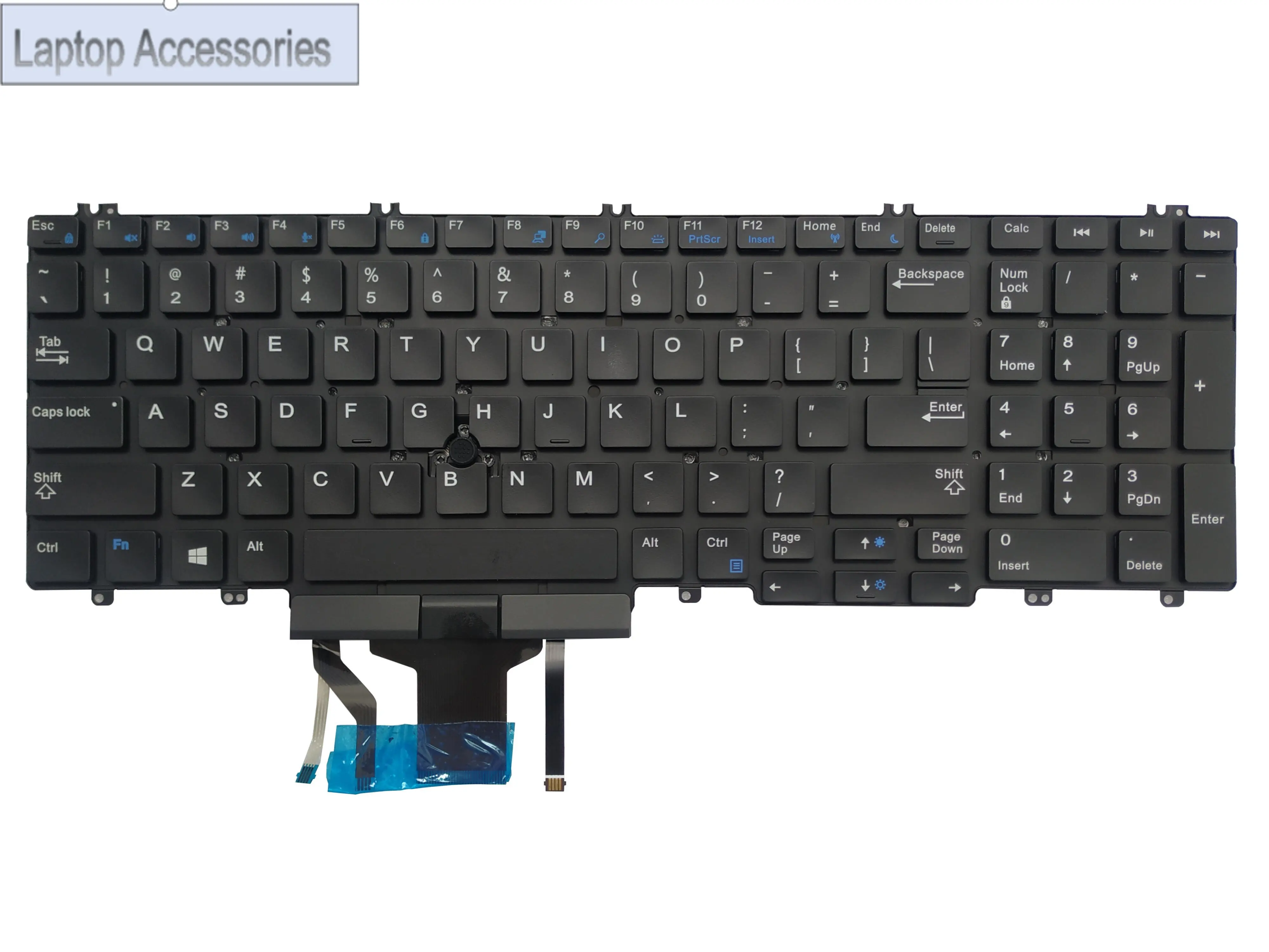 New US Keyboard For Dell Precision 7530 7540 7730 7740 With Mouse Stick 00NMVF PK1326J3A00