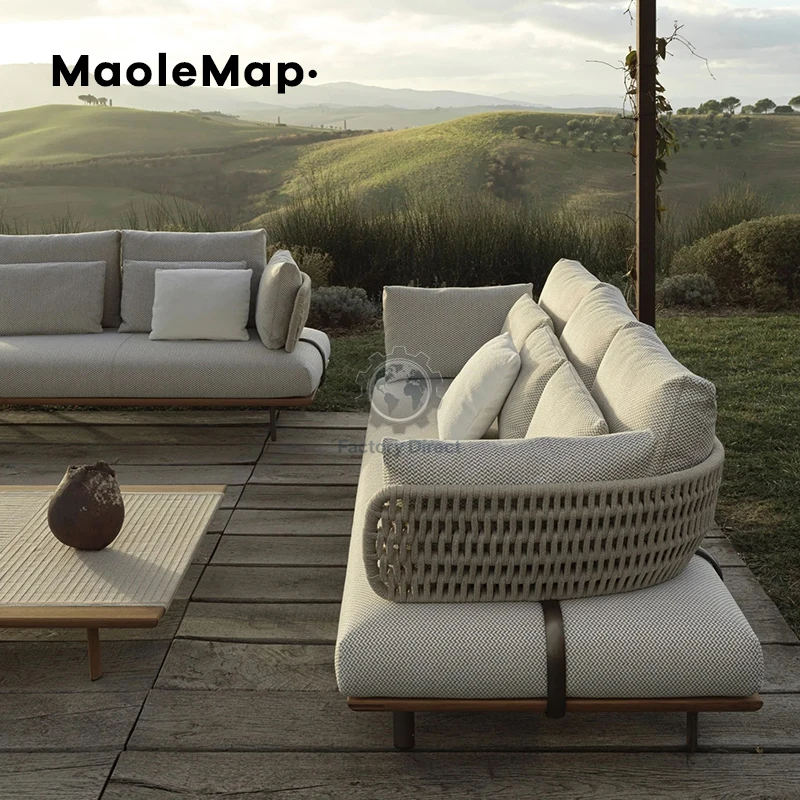 Outdoor Sofa Rattan Teak Combi - Outdoor Furniture Italian review and price
