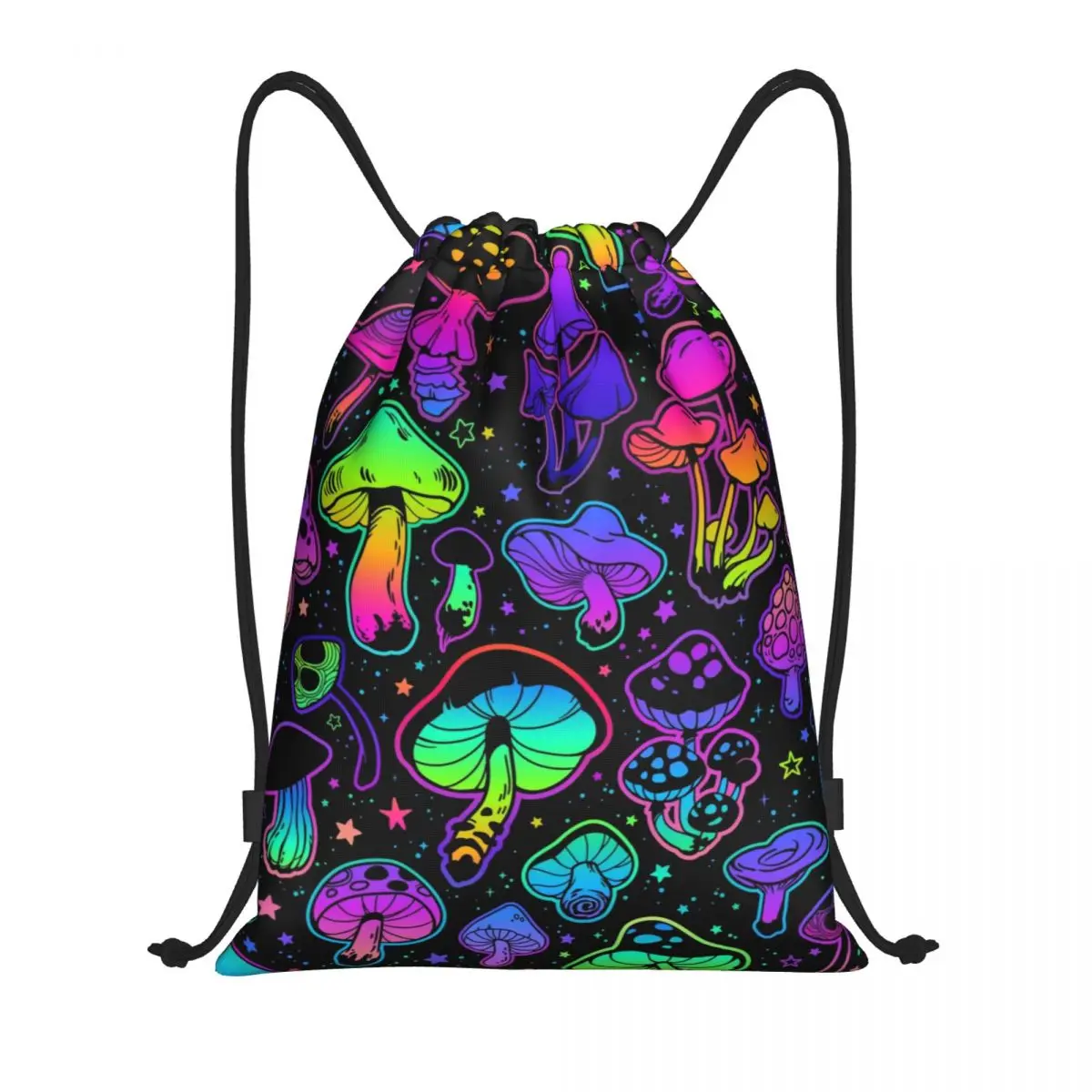 

Психоделическая триповая волшебная радужная грибная загадочная сумка в стиле бохо на шнурке для женщин и мужчин легкий спортивный рюкзак для хранения в тренажерном зале