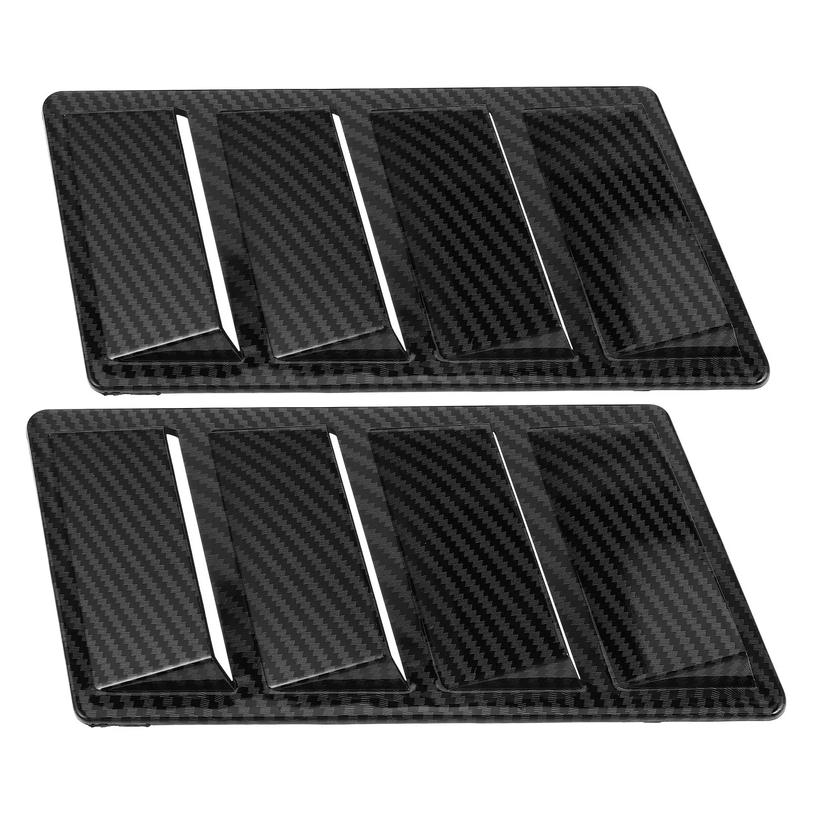 

2Pcs Universal Car Hood Air Scoop ABS Hood Vent Cover Trim Car Bonnet Vent Decoration Exterior Intake Trim Accessories