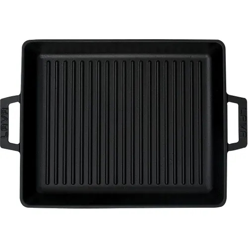 Lava Grill Pan. Black Mat. Rectangle. 26 X32CM.