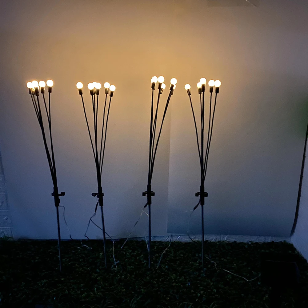 70 سنتيمتر الشمسية اليراع الديكور مصابيح إضاءة للمناظر الطبيعية IP65 مقاوم للماء الحديقة الألعاب النارية ضوء هدايا عيد الميلاد الديكور لحفلة عطلة