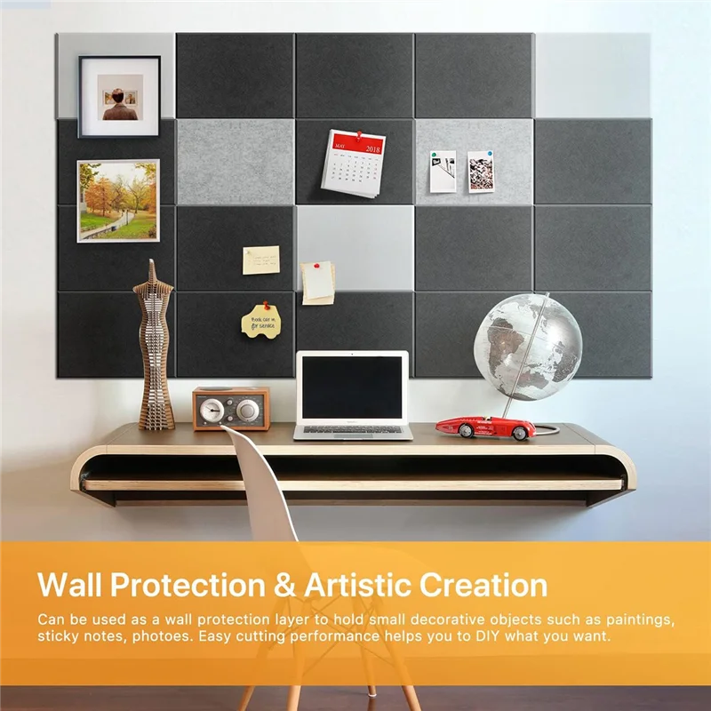 

Hot Sale 10Pack Sound Proof Panels For Walls,Self-Adhesive Acoustic Panels 12X12x0.4In For Recording Studio,Office,Home