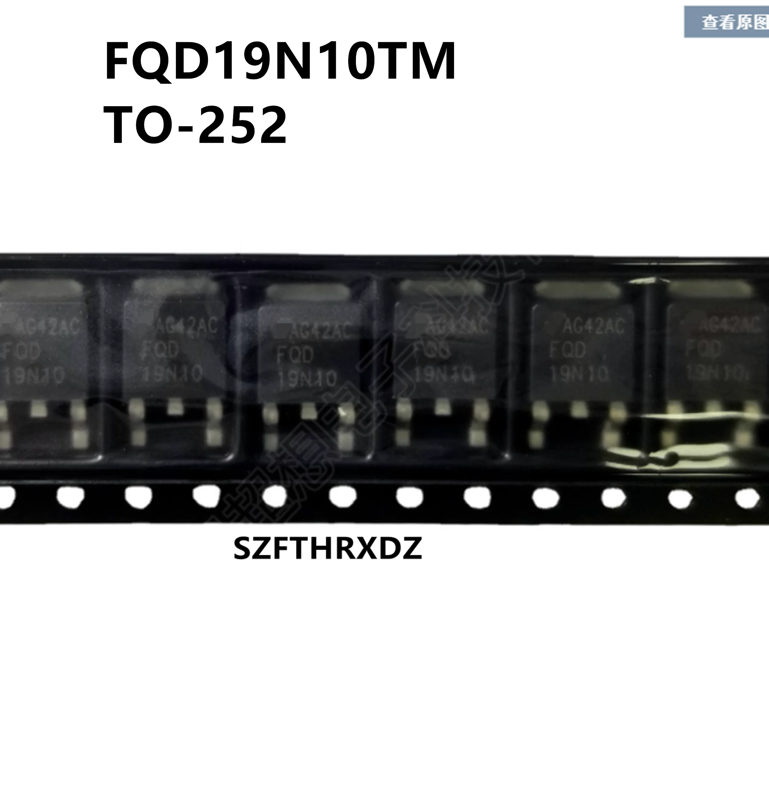 10pcs 100%  New imported original  FQD19N10TM  FQD19N10LTM  TO-252  Field-effect transistor