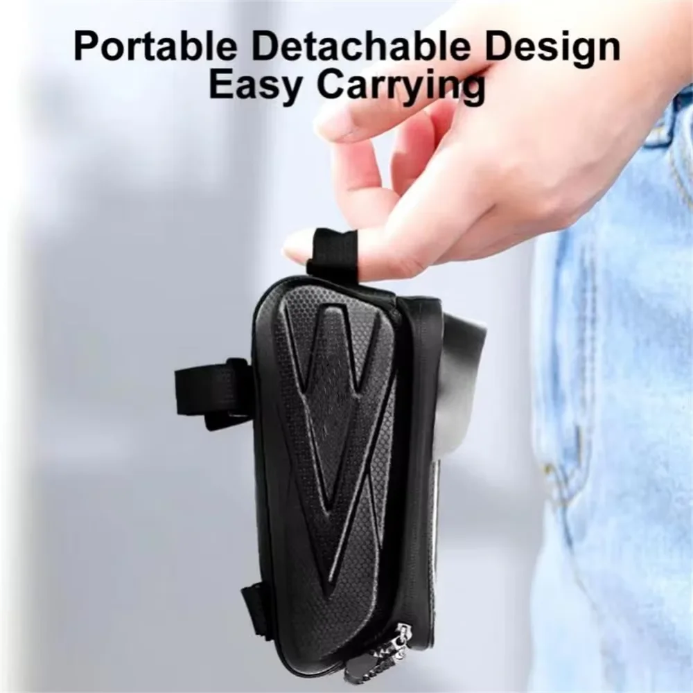 Fahrrad Tasche Für Telefon Radfahren Top Vorne Rohr Rahmen Tasche Wasserdichte Fall Lagerung Touchscreen MTB Rohr Hard Shell Front Strahl Tasche – Detail 2