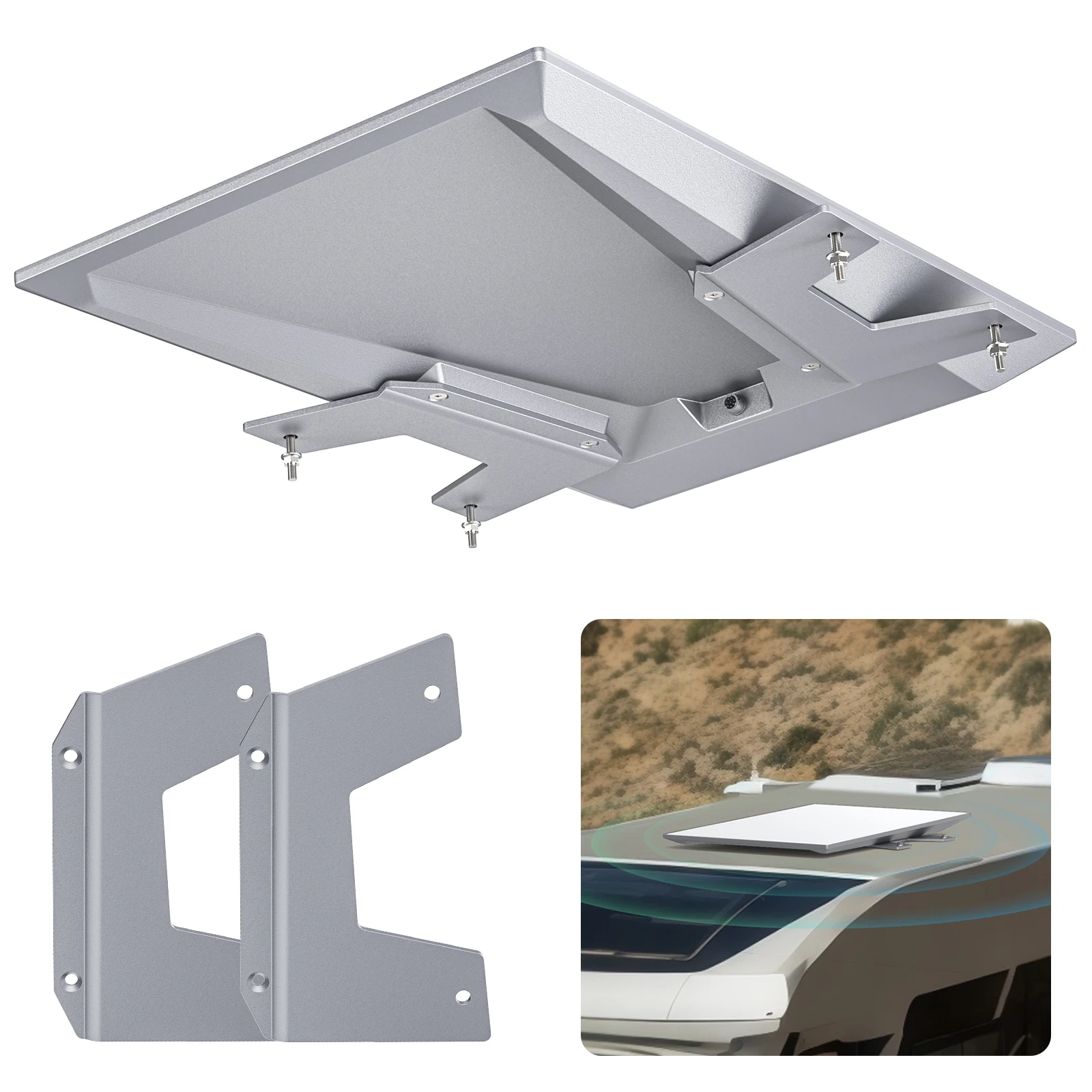 

EDUP SK0150 Starlink Ethernet Cable Network Card 2-in-1 Storage Stand-Single Pack Bracket Mounting Kit ABS Cable Accessory