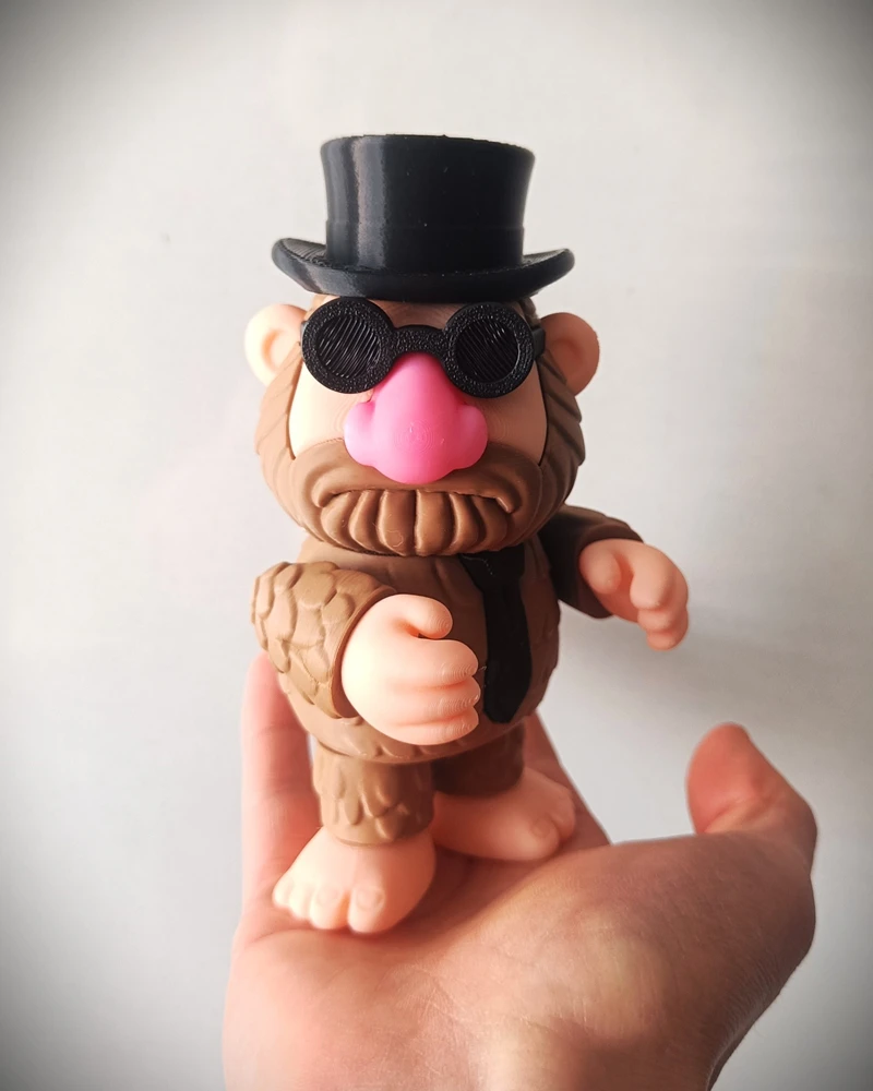 Tralalero Tralala Shark Figure Lirili Larila Tung Tung Sahur لعبة المنمنمات الشمبانزيني الموز Tralalerotralala التماثيل #1