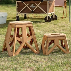 Banqueta dobrável portátil para exterior, alta carga-rolamento, Handle Design, mini cadeira durável, fezes de pesca, fezes quadradas, Camping Stool