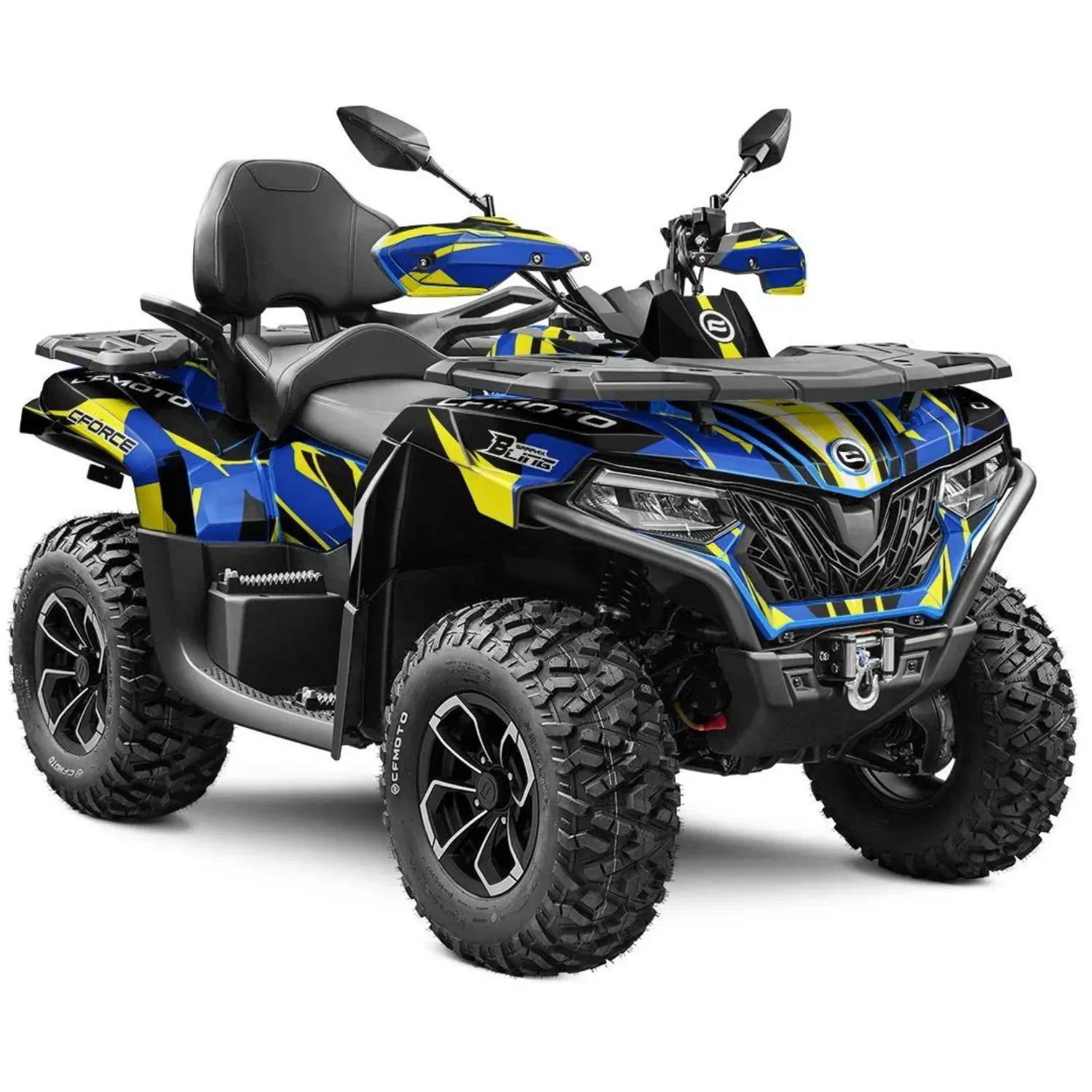 Motorcycle Body Fairing Sticker Decal Protective Quads / Atv 4x4 Full Graphic Kit For CFMOTO CFORCE 600 625 2020-2024 Design-1