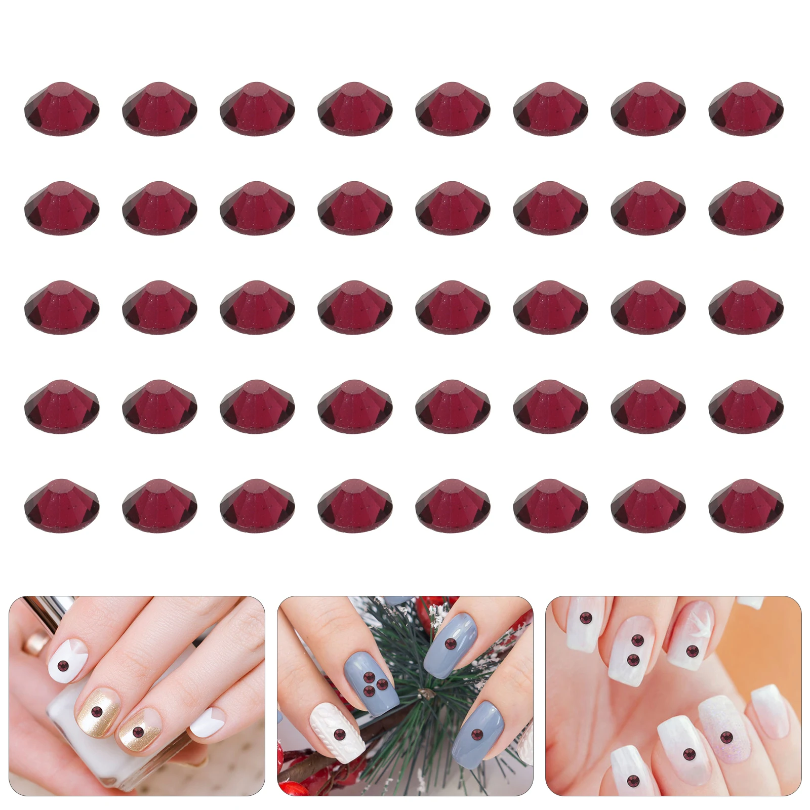 

1440 Pcs Nail Art Accessories Beauty Rhinestones Glass Glitter DIY Gems Kit Decoration