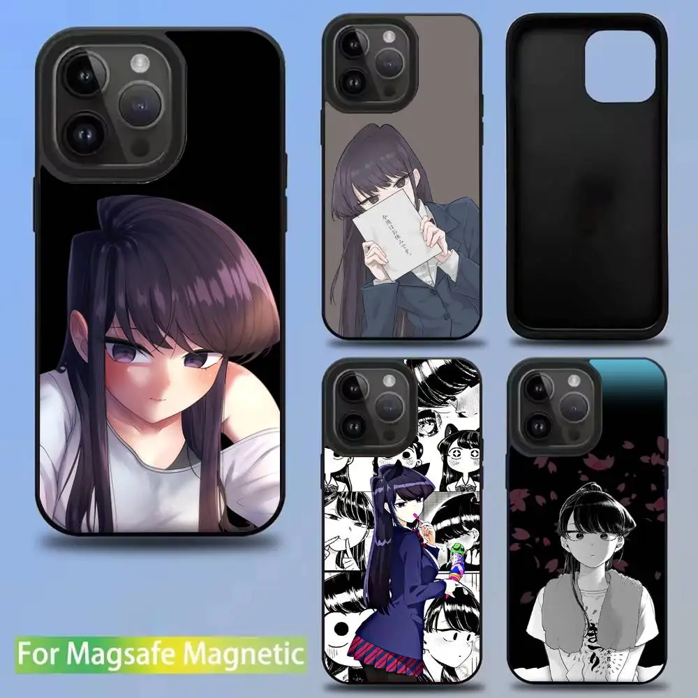 

Manga Chibi Komi Shouko Komi-San Phone Case For iPhone 16,15,14,13,12,11,Pro,Max,Plus,Mini,SE Magsafe Magnetic Wireless Charging