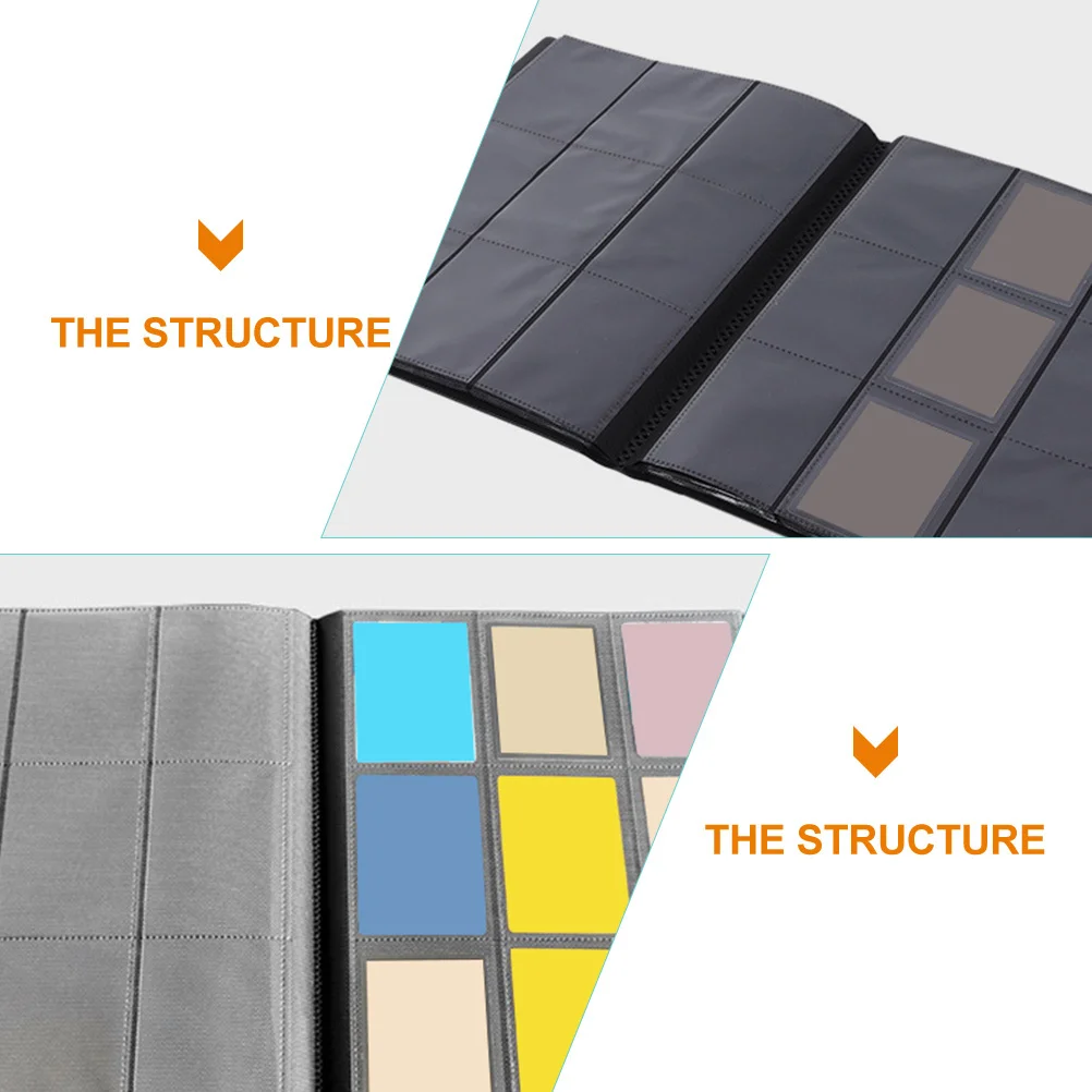 

Premium Reusable PP Card Album with Transparent Pockets Sports Card Storage Binder for Trading Game Cards Collection Organizer