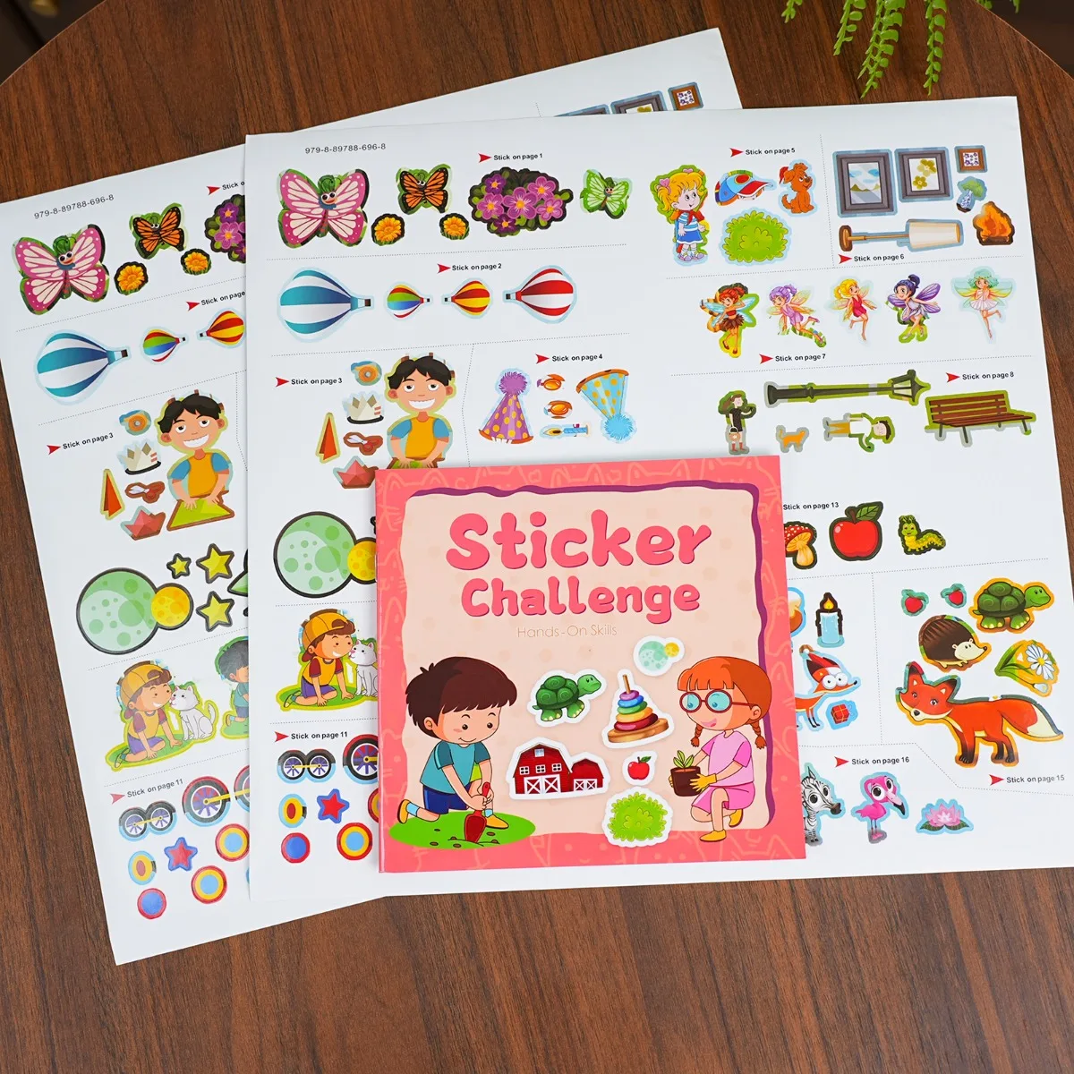 Hands-On Skills Development Set, Moving Paper Crafts Sticker + Activity Book