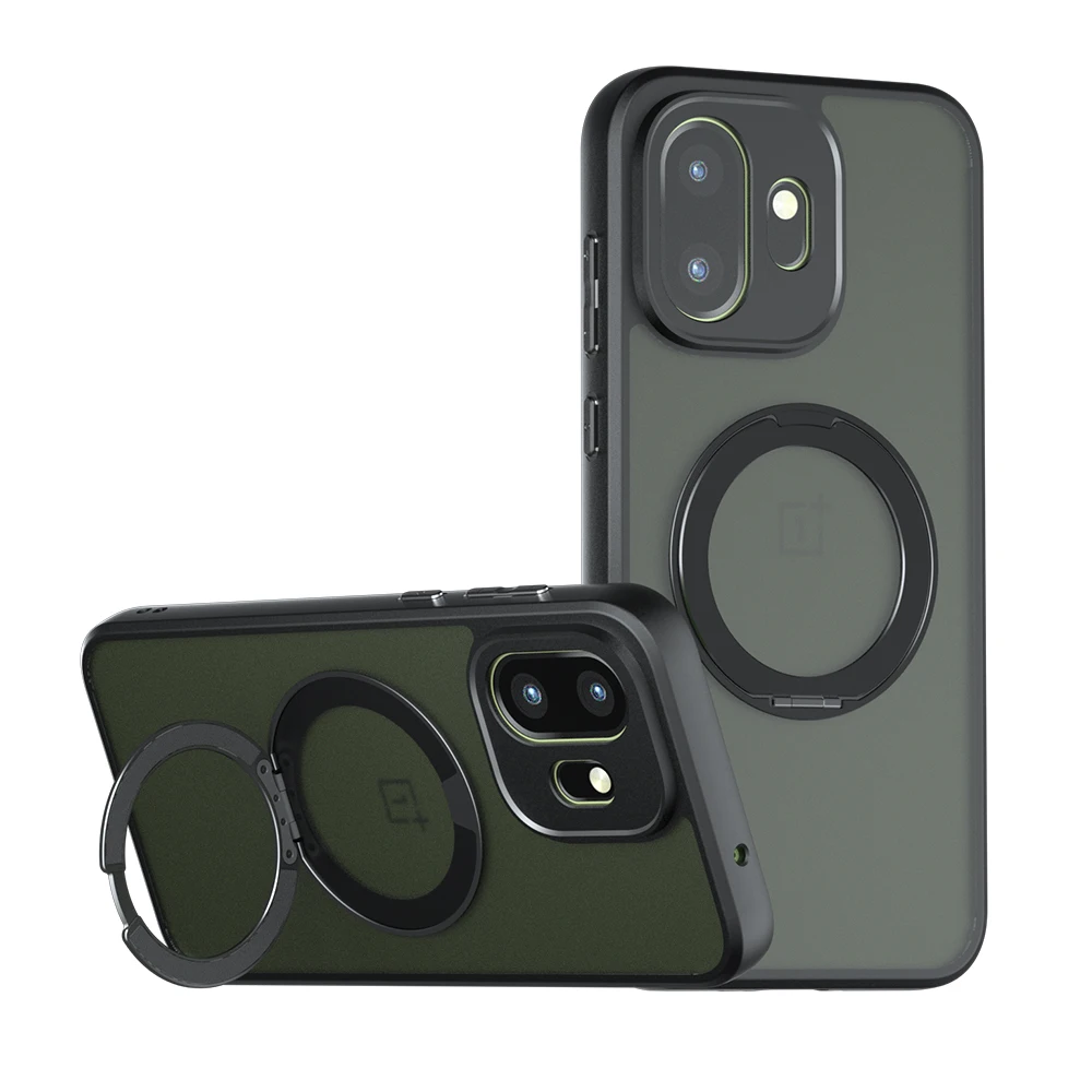 

Translucent Wireless Charging Magnetic Rotate Kickstand Case For Xiaomi 15T Pro Mi 14T Pro Mi15 Mi14, Frosted Matte Hard Cover