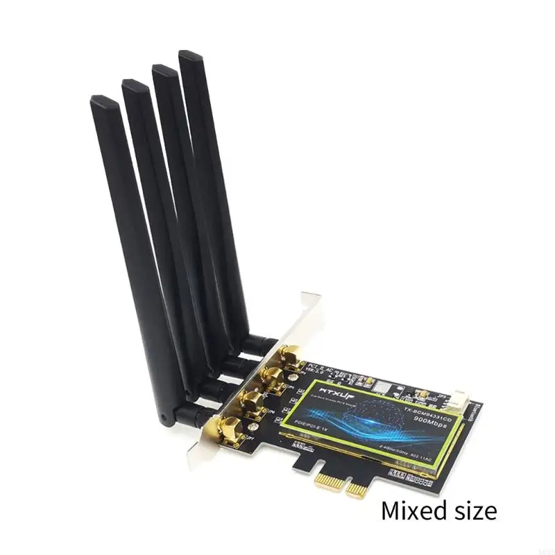 N84B BCM94331CD Adattatore WiFi Wifi Dual Band PCIE 1x Scheda rete PC desktop Desktop