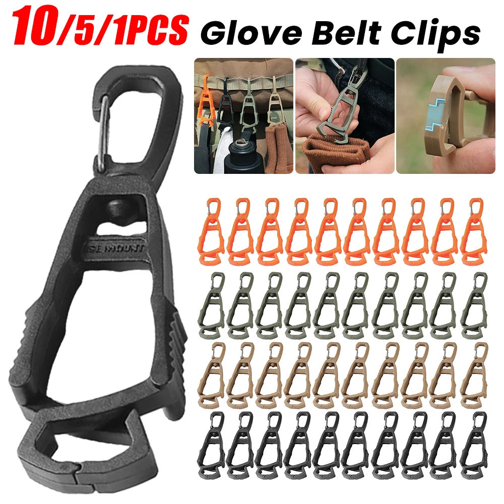 Outdoor-Schutzhandschuhe, Clip-Aufhänger, Mehrzweck-Sicherheits-Arbeitshandschuh-Halter, Anti-Drop-Handschuh-Gürtelklemme für den Bau von Arbeiten