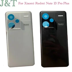 Glass Battery Door Back Cover For Xiaomi Redmi Note 13 Pro+Plus 5G 23090RA98C 23090RA98G 23090RA98I Replacement+Adhesive Sticker